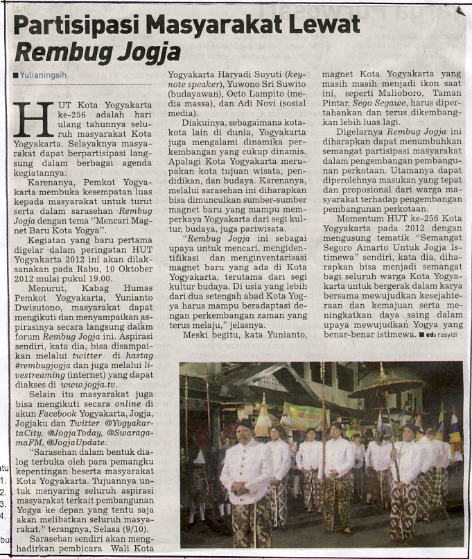 Kliping jogja terbaru